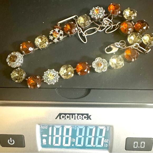 Mariana Necklace Round faceted Stone Statement Classic Elegant Jewelry - Picture 9 of 14